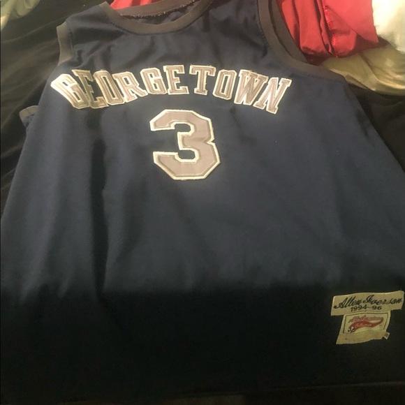 ALLEN IVERSON GEORGETOWN ROOKIE JERSEY #3 - Picture 2 of 3
